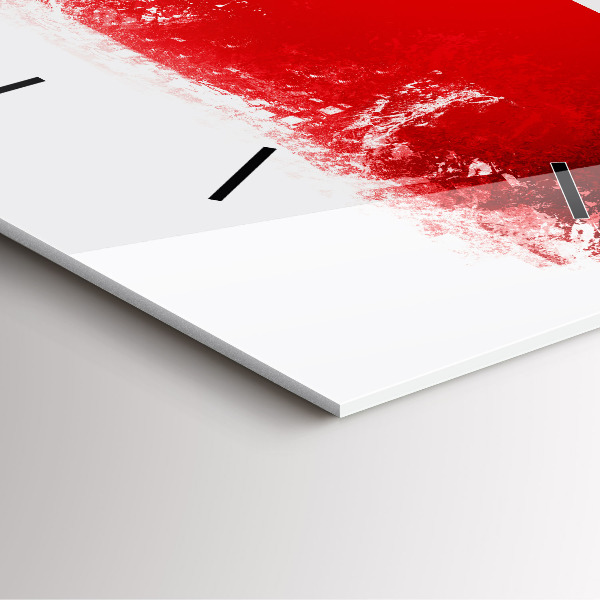 Štvorcové hodiny česká vlajka