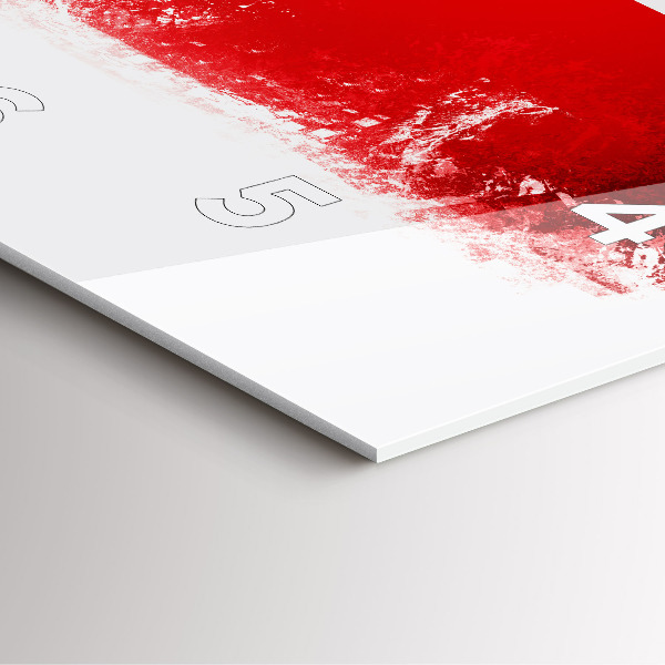 Štvorcové hodiny česká vlajka