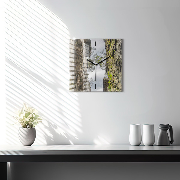 Štvorcové hodiny Skalné mesto v Českej republike