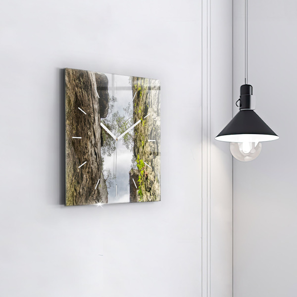 Štvorcové hodiny Skalné mesto v Českej republike