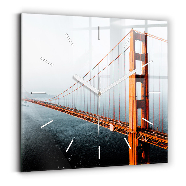 Štvorcové hodiny Golden Gate Bridge