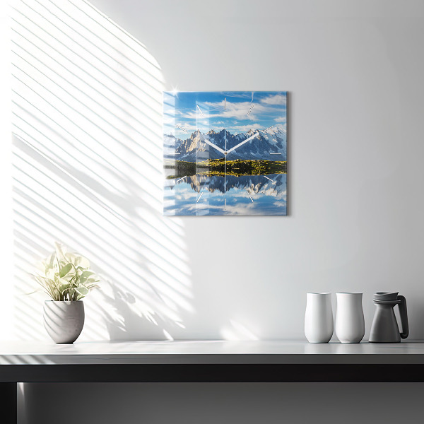 Štvorcové hodiny Údolie Chamonix, Francúzske Alpy