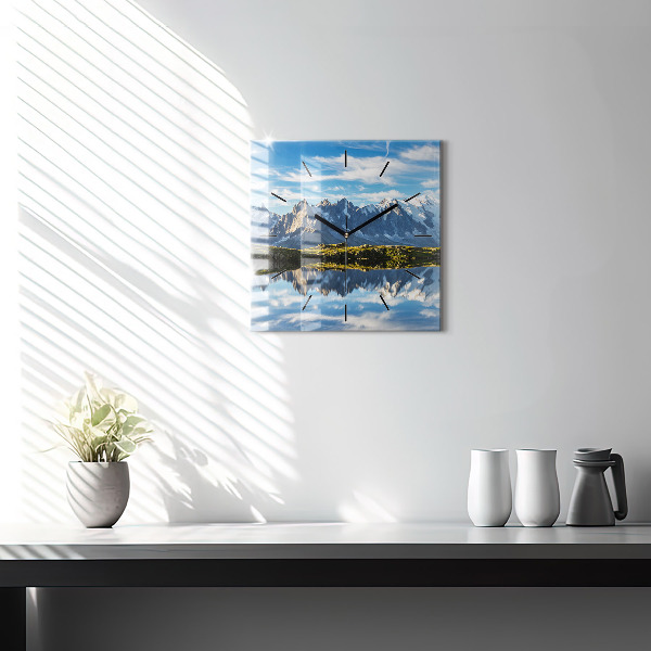 Štvorcové hodiny Údolie Chamonix, Francúzske Alpy