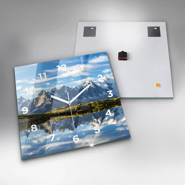 Štvorcové hodiny Údolie Chamonix, Francúzske Alpy