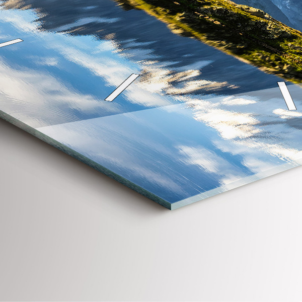 Štvorcové hodiny Údolie Chamonix, Francúzske Alpy