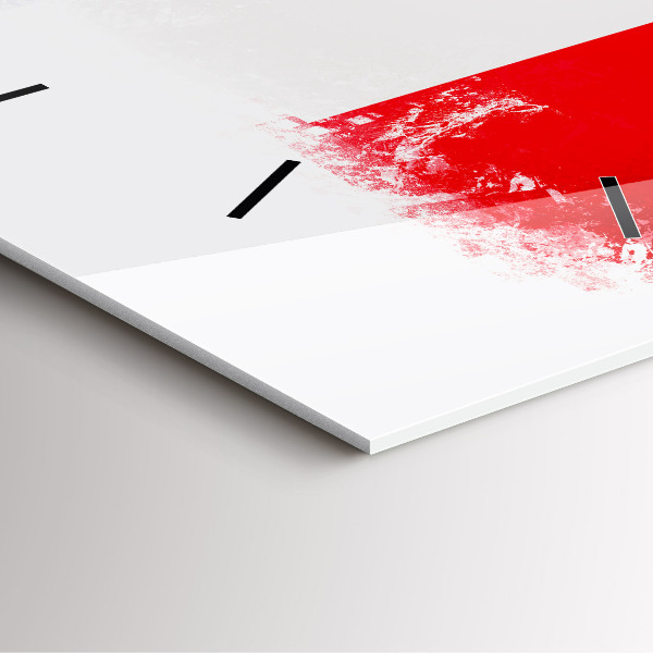 Štvorcové hodiny vlajka Francúzska