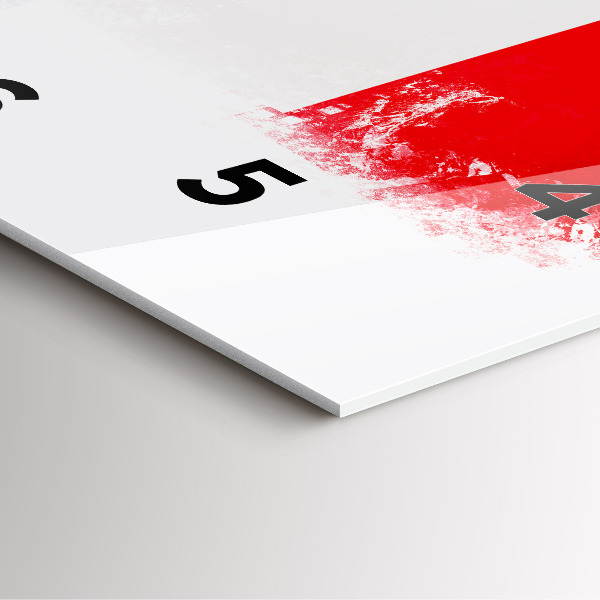 Štvorcové hodiny vlajka Francúzska