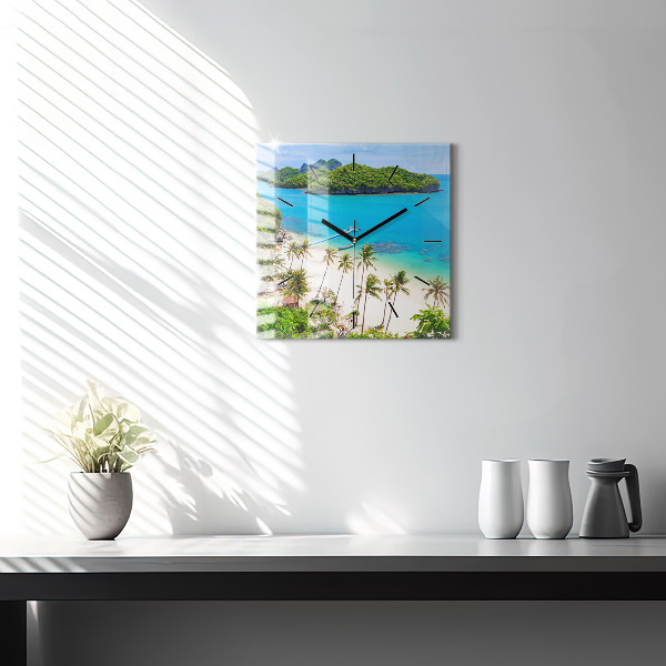 Štvorcové hodiny Thajský národný park