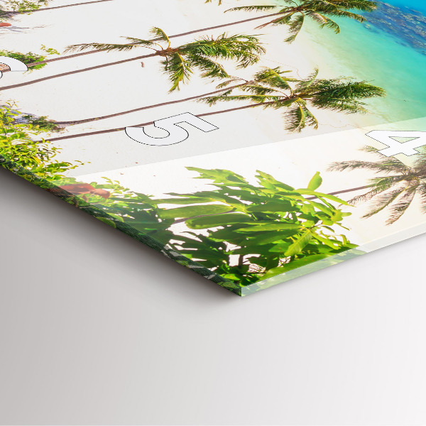 Štvorcové hodiny Thajský národný park