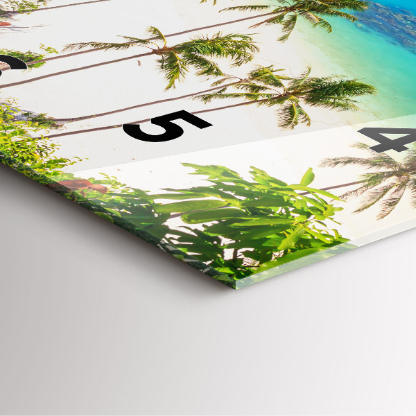 Štvorcové hodiny Thajský národný park