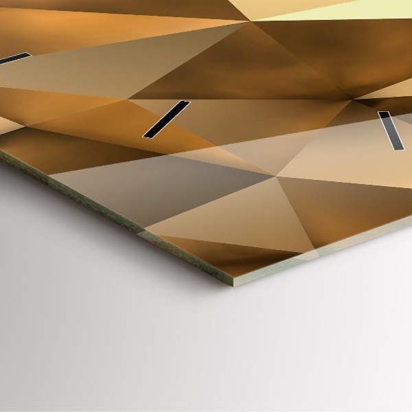 Štvorcové hodiny Geometrická textúra