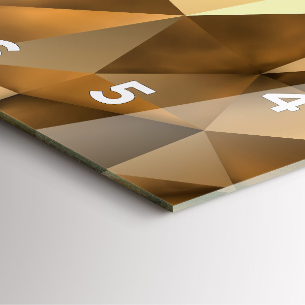 Štvorcové hodiny Geometrická textúra