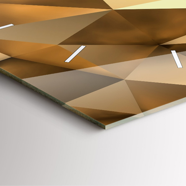 Štvorcové hodiny Geometrická textúra