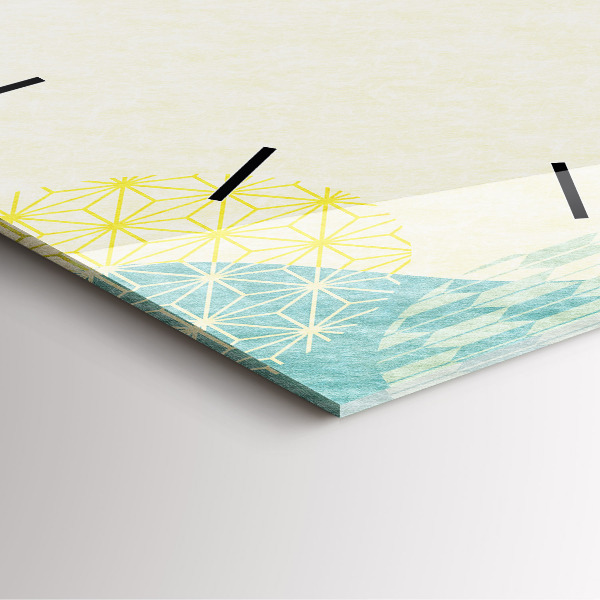 Štvorcové hodiny Rám so vzormi