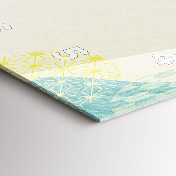 Štvorcové hodiny Rám so vzormi