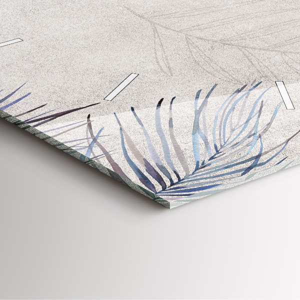 Štvorcové hodiny Palmový list