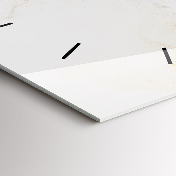 Štvorcové hodiny Umelecký mramor