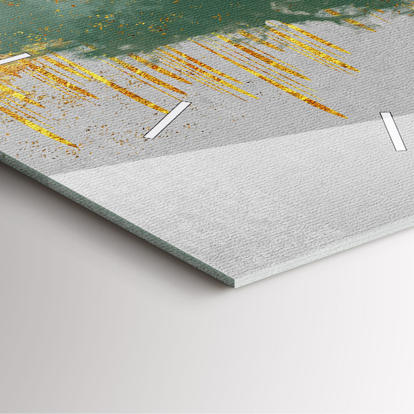 Štvorcové hodiny Dekoratívny vzor