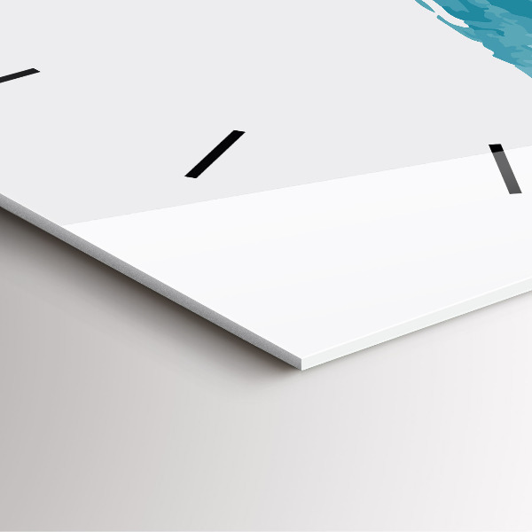 Štvorcové hodiny Ťahy štetcom