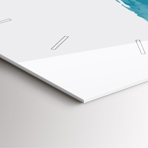 Štvorcové hodiny Ťahy štetcom