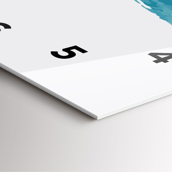 Štvorcové hodiny Ťahy štetcom