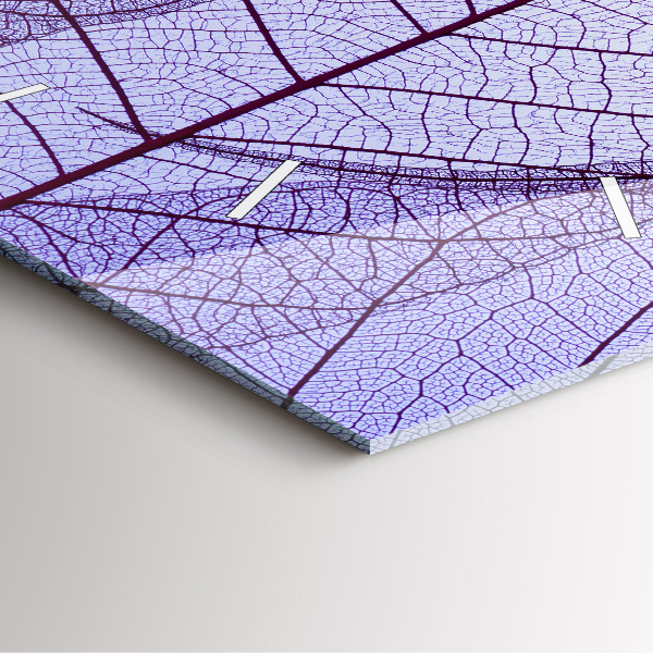 Štvorcové hodiny Listy – príroda