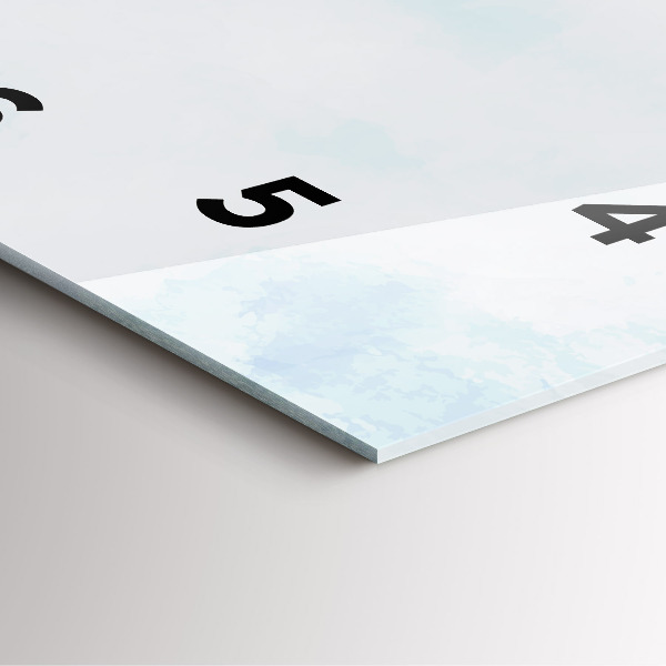 Štvorcové hodiny Náčrt rastliny