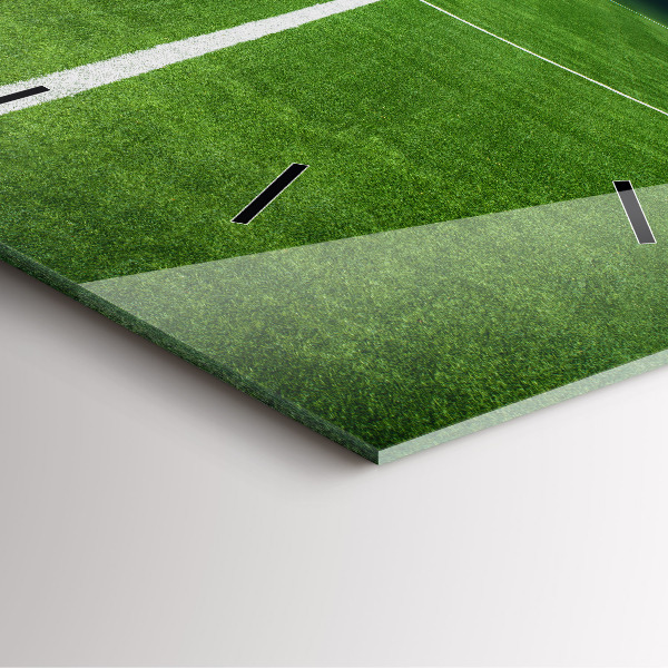 Štvorcové hodiny Futbalové ihrisko