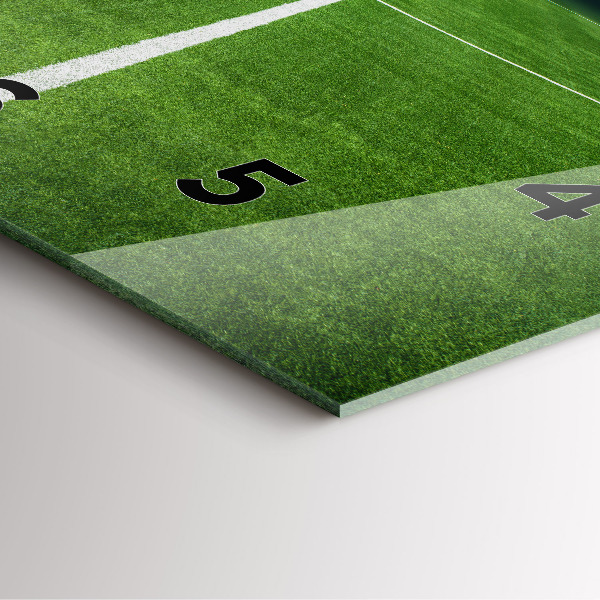 Štvorcové hodiny Futbalové ihrisko