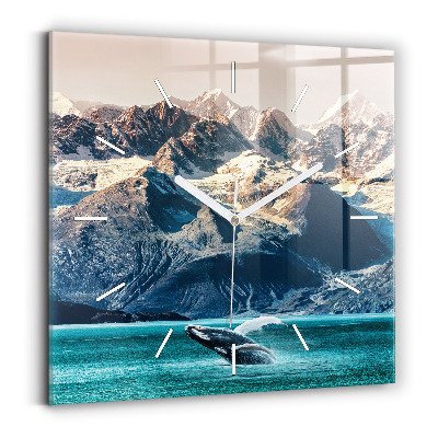 Štvorcové hodiny Vodná veľryba