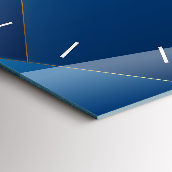 Štvorcové hodiny Ornamentálna abstrakcia