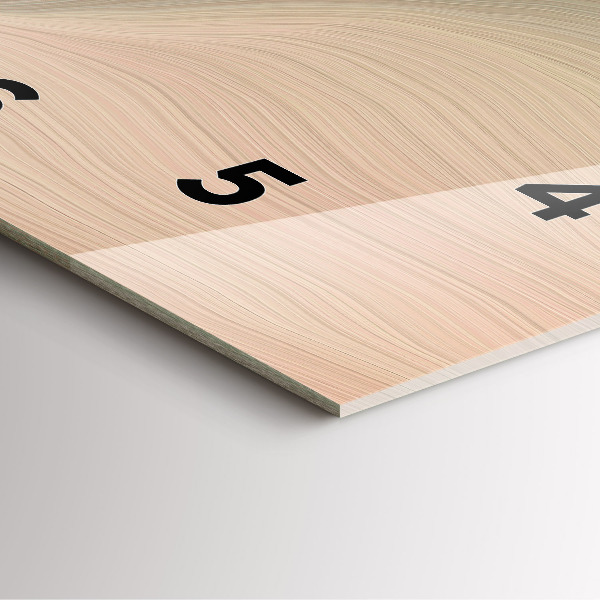 Štvorcové hodiny Vlnová abstrakcia