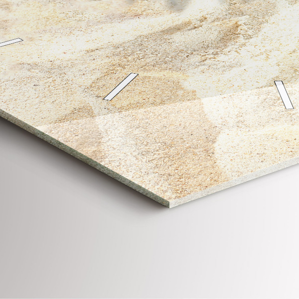 Štvorcové hodiny Tieň palmy v piesku