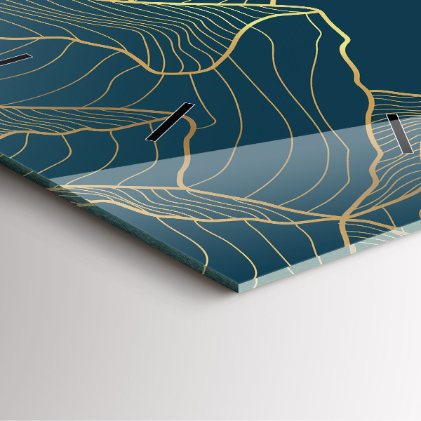 Štvorcové hodiny Horský náčrt