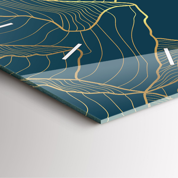 Štvorcové hodiny Horský náčrt