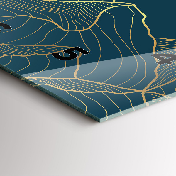 Štvorcové hodiny Horský náčrt