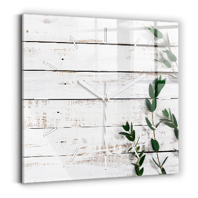 Štvorcové hodiny Drevené svetelné dosky