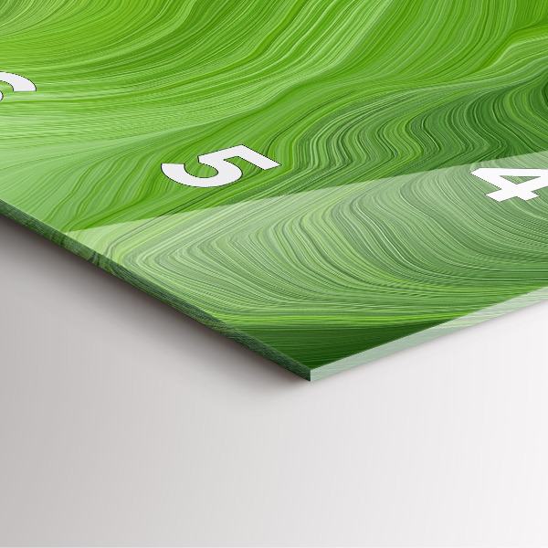 Štvorcové hodiny Moderné vlny