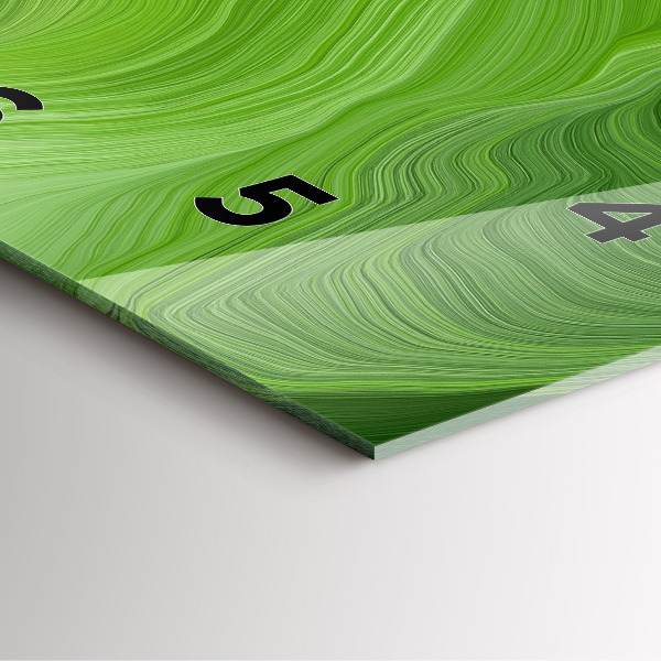 Štvorcové hodiny Moderné vlny