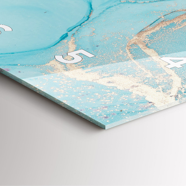 Štvorcové hodiny Dekoratívny mramor