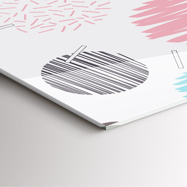 Štvorcové hodiny Geometrický vzor