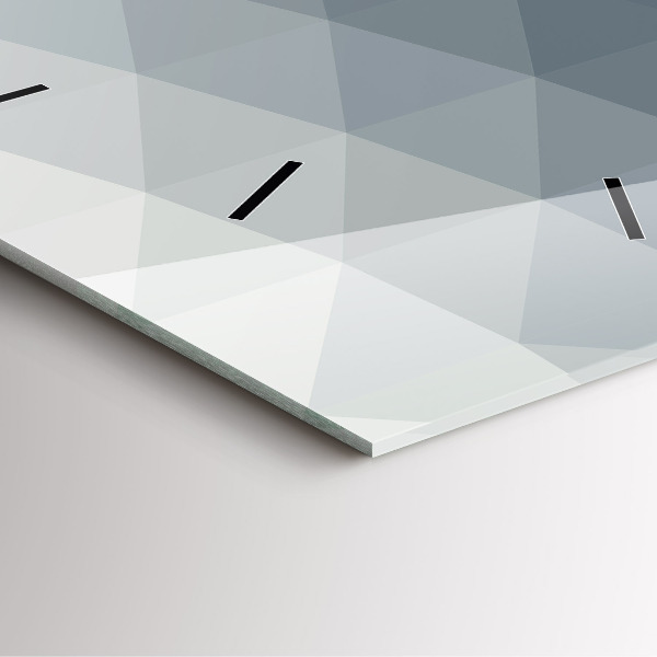 Štvorcové hodiny Šedá abstrakcia