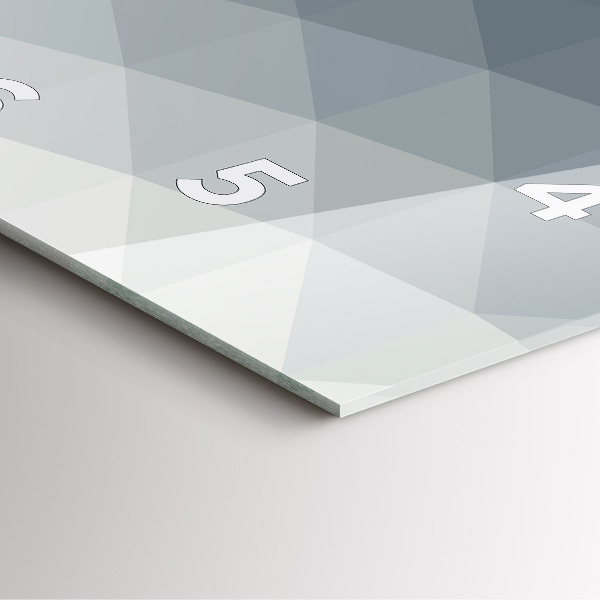 Štvorcové hodiny Šedá abstrakcia