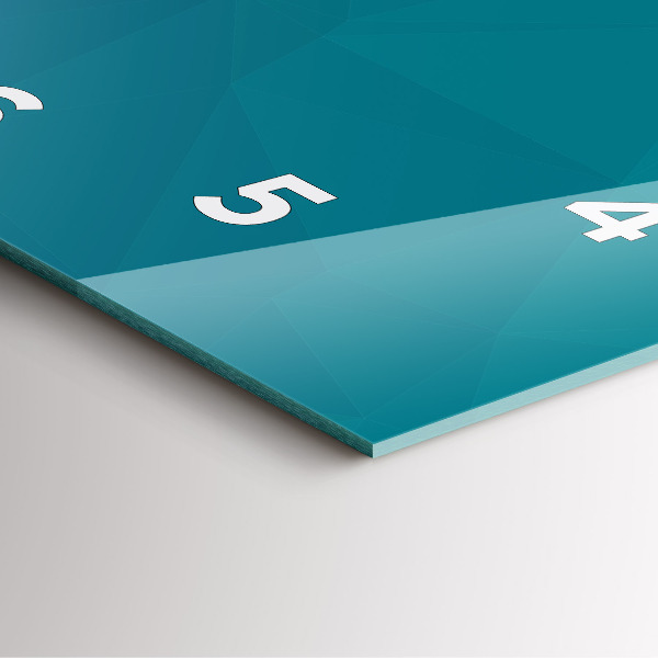 Štvorcové hodiny Námorná abstrakcia