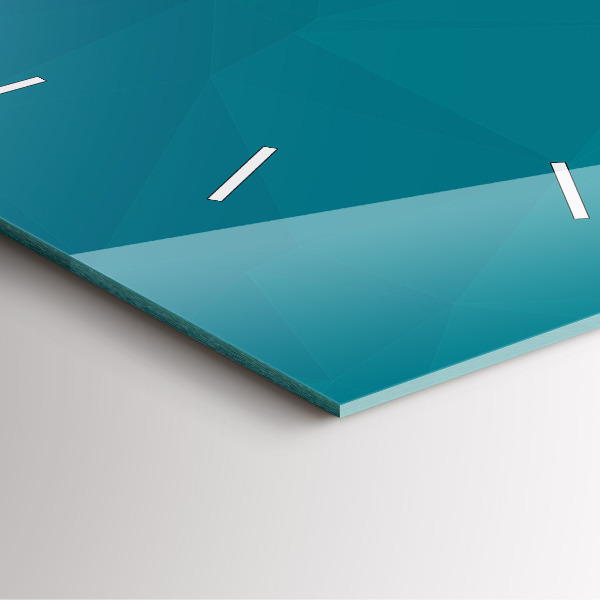 Štvorcové hodiny Námorná abstrakcia