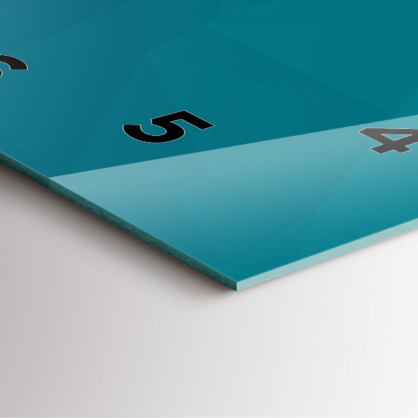 Štvorcové hodiny Námorná abstrakcia