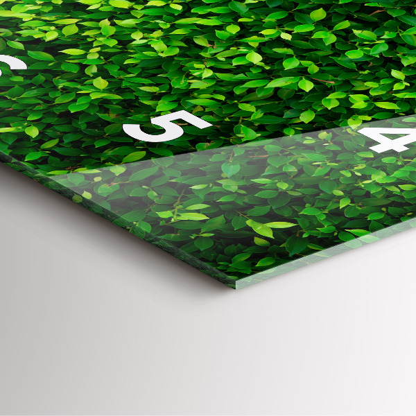 Štvorcové hodiny Živý plot odchádza