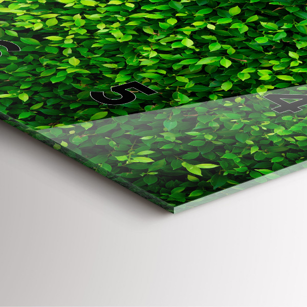 Štvorcové hodiny Živý plot odchádza