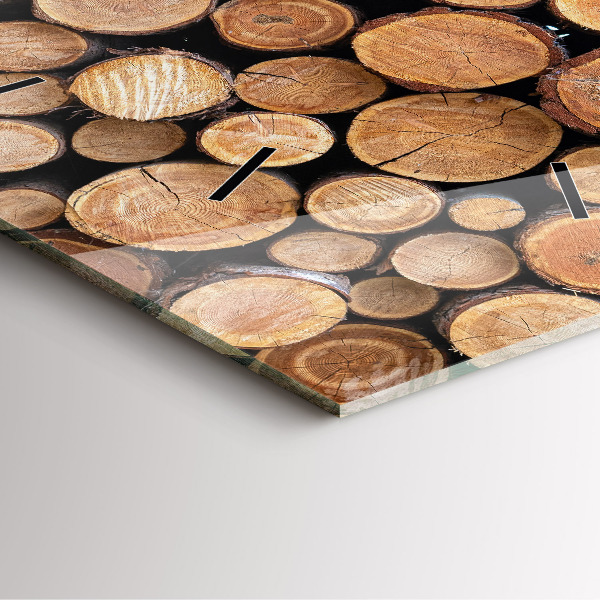 Štvorcové hodiny Krúžky stromov