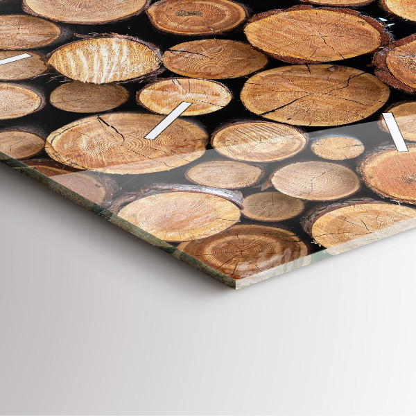 Štvorcové hodiny Krúžky stromov